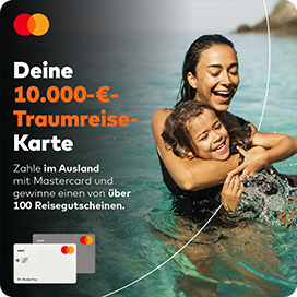 Mastercard Aktion: Deine 10.000-€-Traumreise-Karte