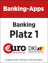 Siegel €uro Banking-Apps: Platz 1